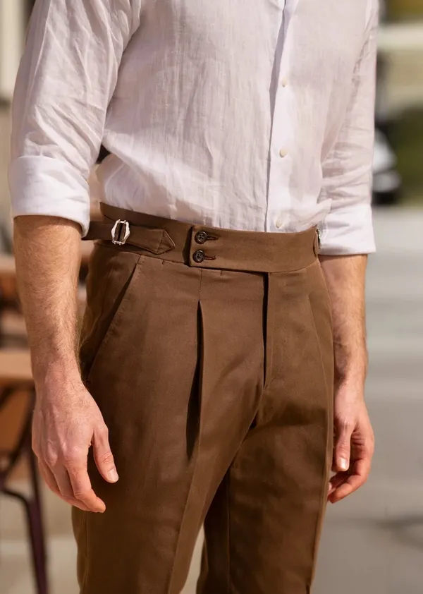 Wood_Brown_Signature_Buttoned_Gurkha_Pants