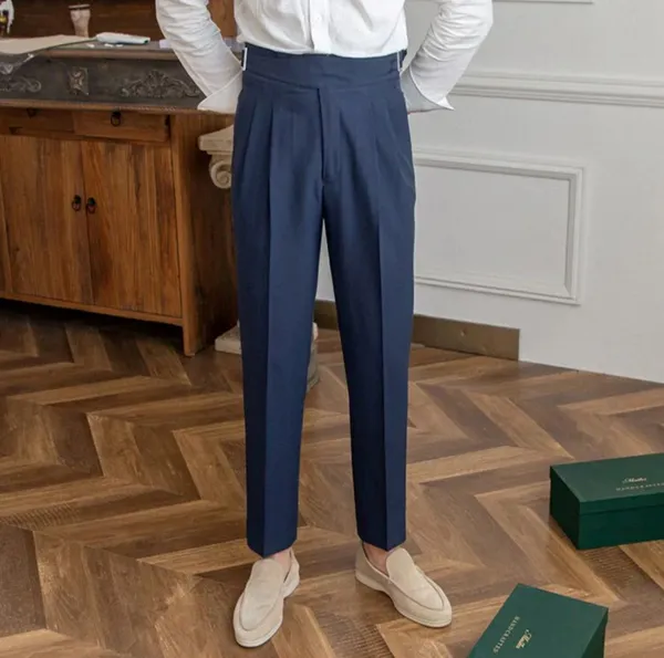 Navy_Blue_Classic_Buckle_Gurkha_Pants