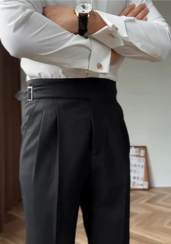 Black_Classic_Buckle_Gurkha_Pants