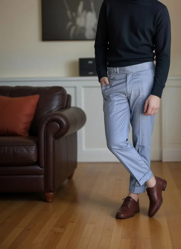 Stone_Grey_Single_Pleated_Buckle_Gurkha_Pants