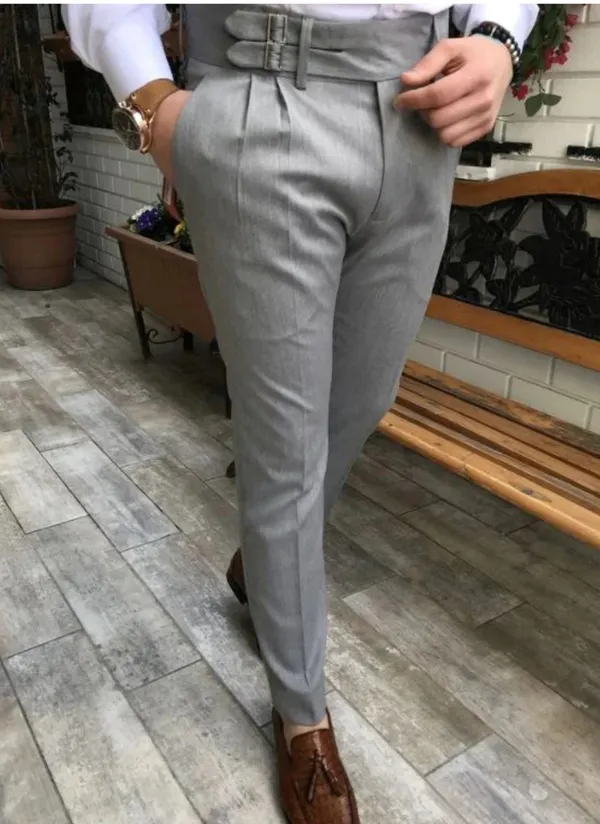 Ash_Grey_Double_Pleated_Buckle_Gurkha_Pants