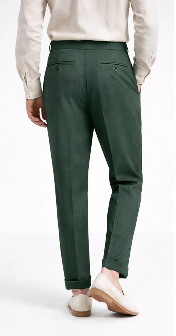 Bottle_Green_Signature_Buttoned_Gurkha_Pants