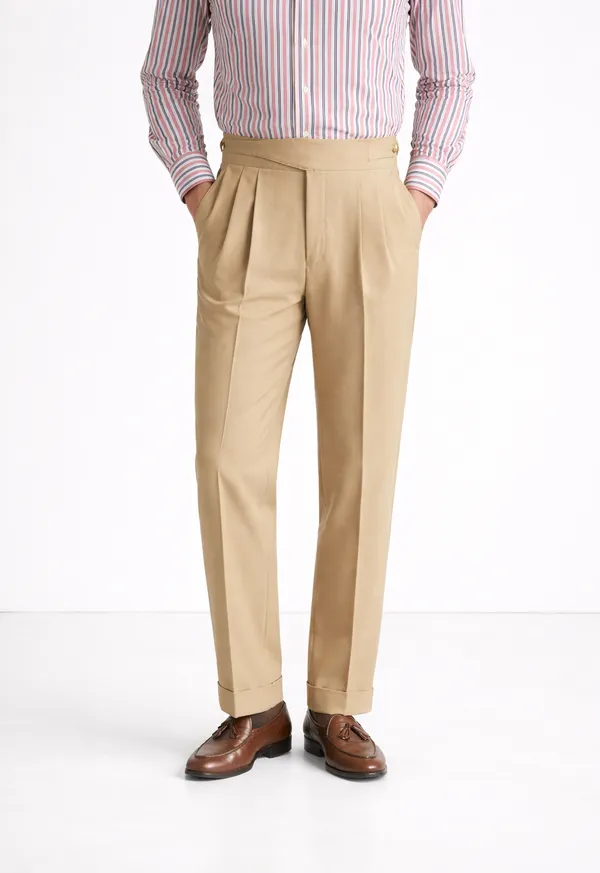 Beige_Classic_Buttoned_Gurkha_Pants