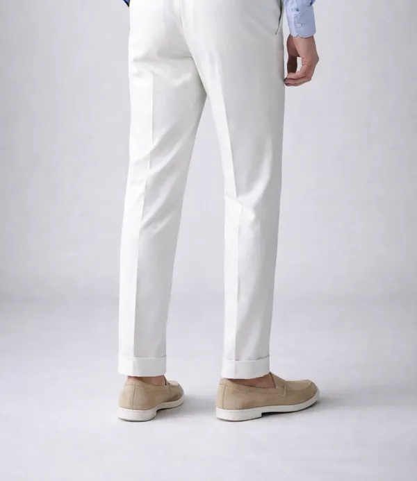 White_Signature_Buttoned_Gurkha_Pants