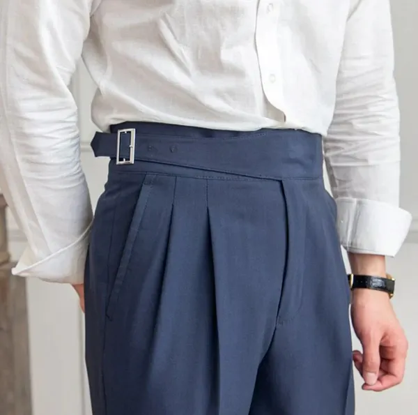 Navy_Blue_Classic_Buckle_Gurkha_Pants