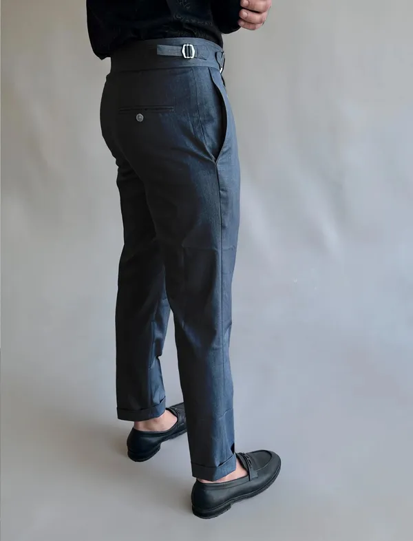 Stone_Grey_Single_Pleated_Buckle_Gurkha_Pants