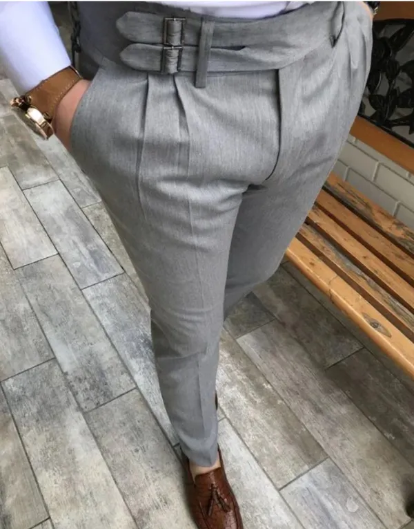 Ash_Grey_Double_Pleated_Buckle_Gurkha_Pants