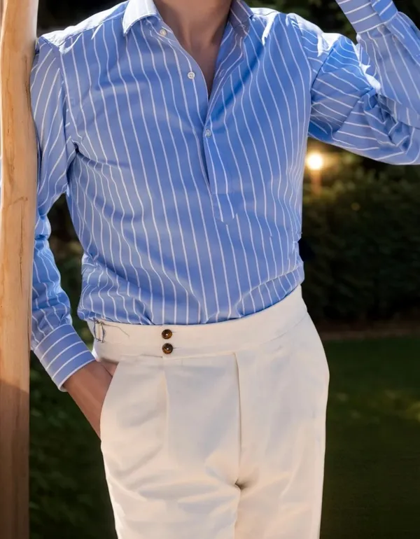 White_Signature_Buttoned_Gurkha_Pants