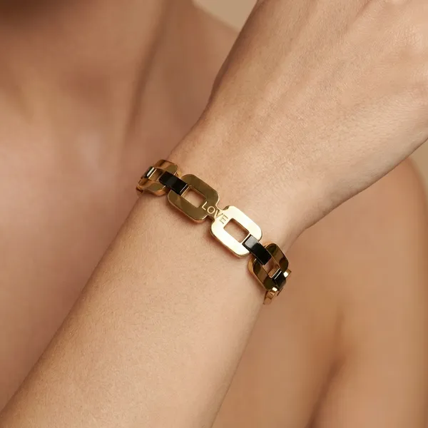 Elegant_Gold_Tone_Chain_Link_Bracelet_For_Women
