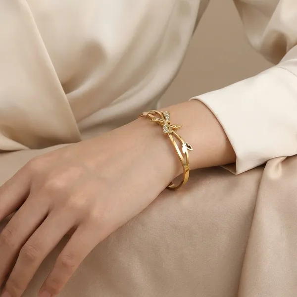 Elegant_Gold_Plated_Butterfly_Bracelet_With_Crystal_Accents_For_Women