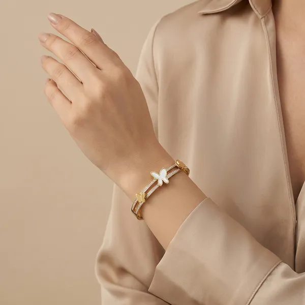 Golden_Butterfly_Dual_Tone_Bracelet_With_Crystal_Accents_For_Women