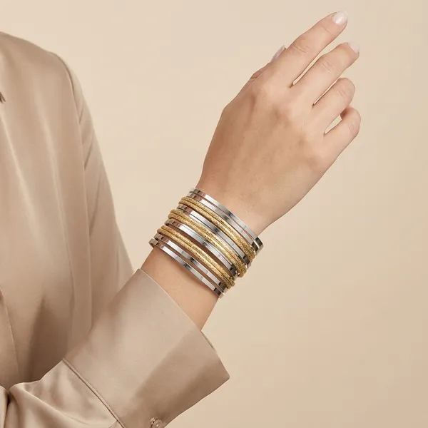 Gold_And_Silver_Tone_Multi_Layer_Adjustable_Bracelet_Set_For_Women