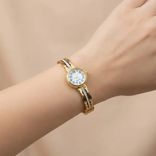 Elegant_Gold_Tone_Bangle_Watch_With_White_Dial_And_Crystal_Accents_For_Women