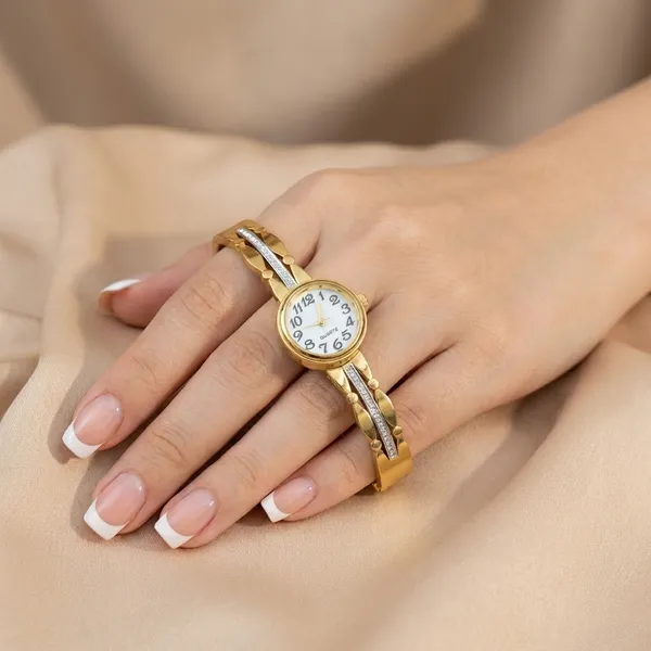 Elegant_Gold_Tone_Bangle_Watch_With_White_Dial_And_Crystal_Accents_For_Women