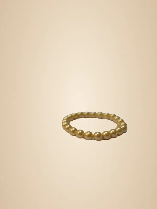 Cream_Fresh_Water_Pearl_Bracelet