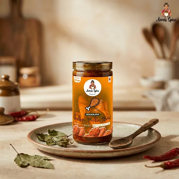 Homemade_Gongura_Chicken_Pickle_(Bone)
