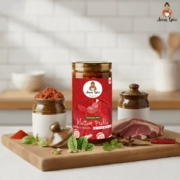 Homemade_Gongura_Mutton_Pickle