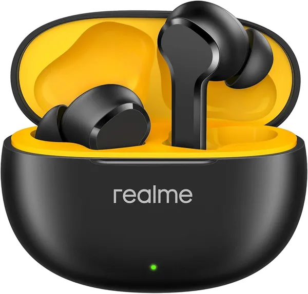 Yellow_And_Black_Realme_Buds_Air_6_True_Wireless_Earbuds_With_Charging_Case