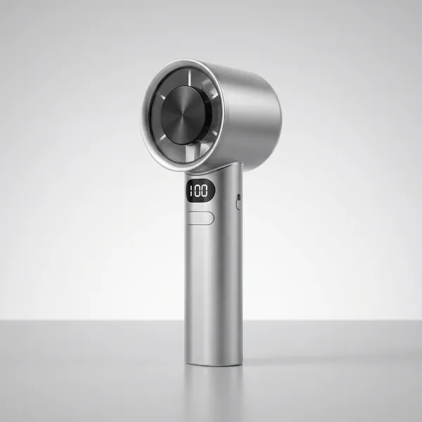 Silver_Portable_Handheld_Hair_Dryer_With_Digital_Display
