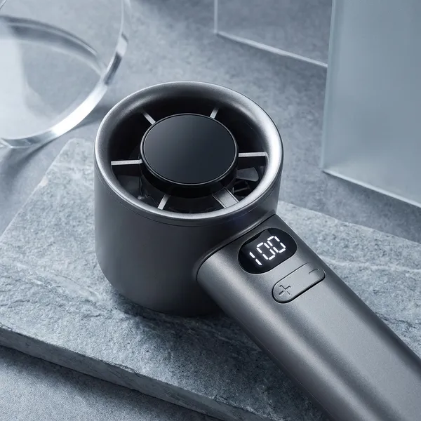 Black_Portable_Bladeless_Hair_Dryer_With_Digital_Display_100_Speed_Settings