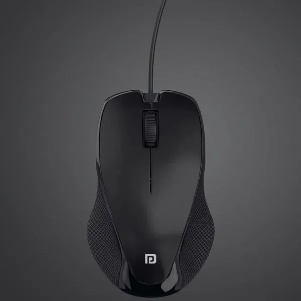 Black_Fd_Wired_Optical_Mouse_Ergonomic_Usb_Mouse_With_Textured_Grip
