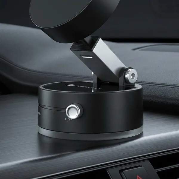 Black_360_Degree_Rotating_Magnetic_Phone_Mount_With_Adjustable_Ball_Joint_And_Compact_Base
