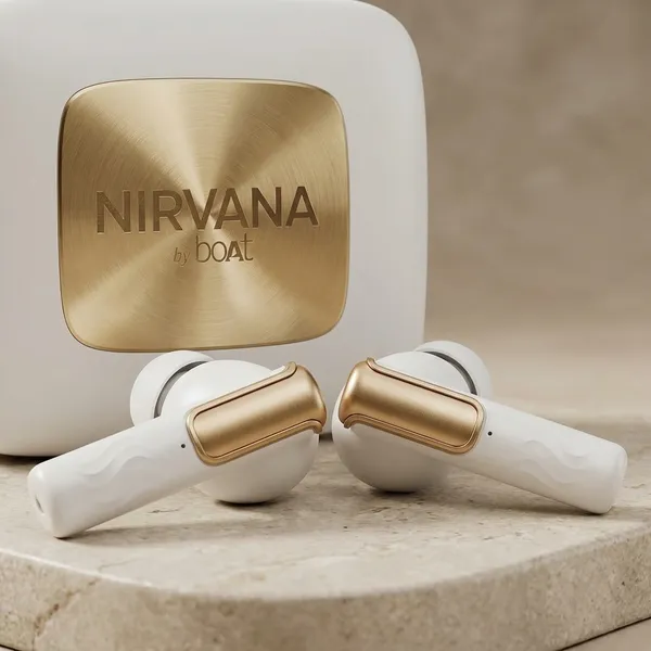 White_And_Gold_Nirvana_Dual_True_Wireless_Earbuds_With_Charging_Case