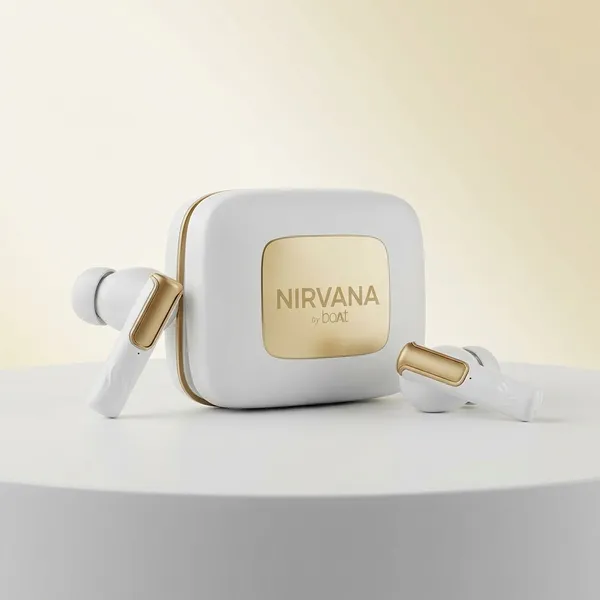 White_And_Gold_Nirvana_Dual_True_Wireless_Earbuds_With_Charging_Case