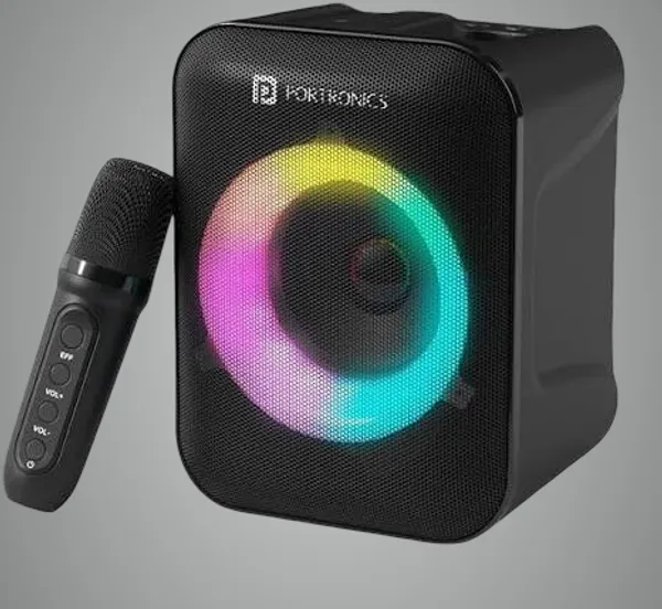 Black_Portronics_Portable_Bluetooth_Speaker_With_Wireless_Microphone_And_Rgb_Led_Lights