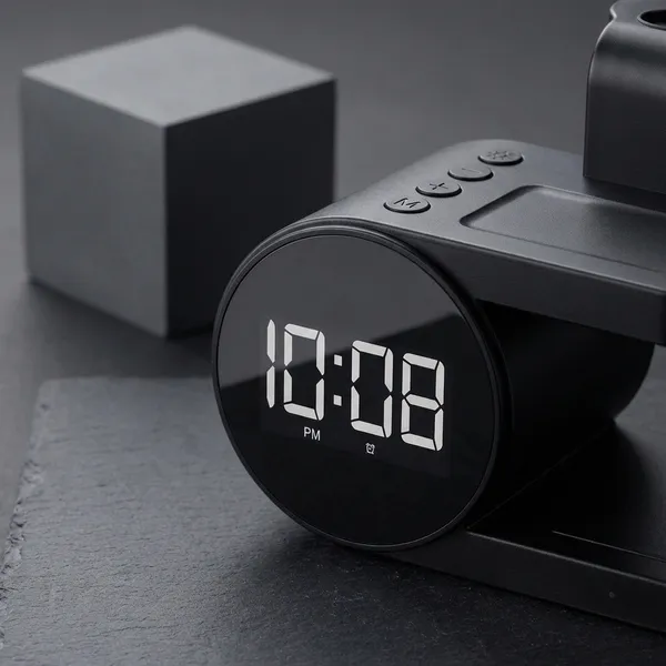 Black_3_In_1_Wireless_Charging_Station_With_Alarm_Clock_And_Led_Display