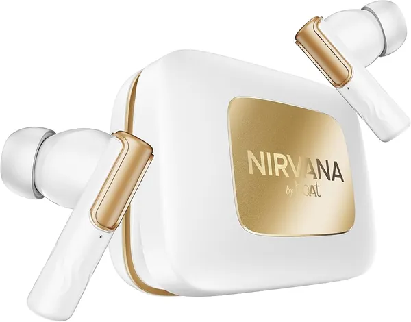 White_And_Gold_Nirvana_Dual_True_Wireless_Earbuds_With_Charging_Case