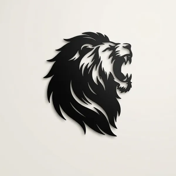 Roaring_Lion_Wall_Decal_-_Black_Silhouette_Art_Sticker