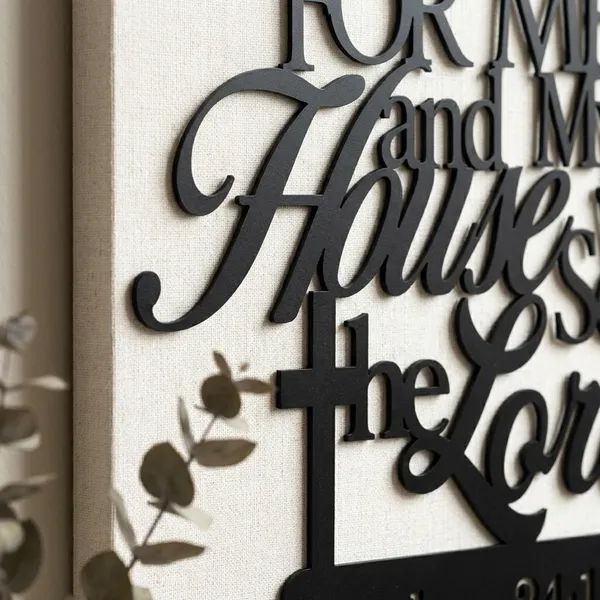 As_For_Me_And_My_House_We_Will_Serve_The_Lord_-_Joshua_24:15_Metal_Wall_Art_Decor