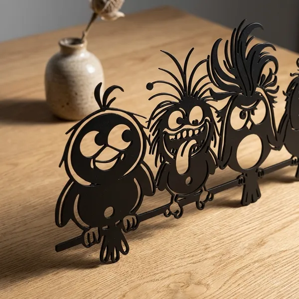 Crazy_Birds_On_Wire_Wall_Sticker_-_Set_Of_5_Cartoon_Bird_Decals