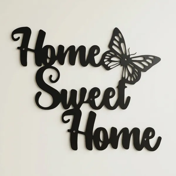 Home_Sweet_Home_Metal_Wall_Art_With_Butterfly_Accent_-_Black