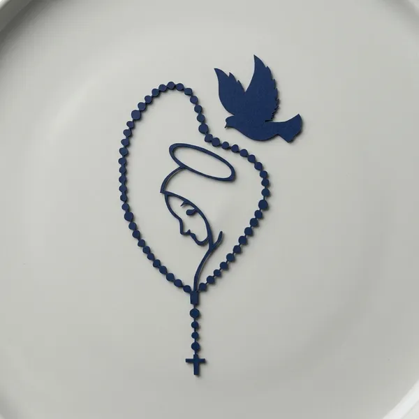 Religious_Rosary_Beads_With_Dove_And_Mary_Motif_-_Navy_Blue