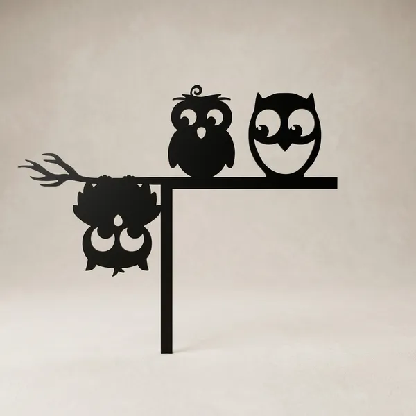 Decorative_Owl_Corner_Wall_Decor_-_Set_Of_3_Black_Metal_Silhouettes