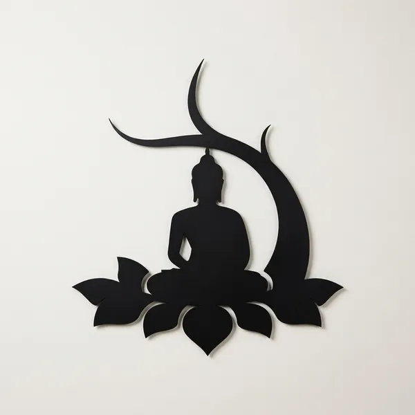 Buddha_Meditation_Wall_Decal_-_Black_Silhouette_With_Lotus_And_Crescent_Moon