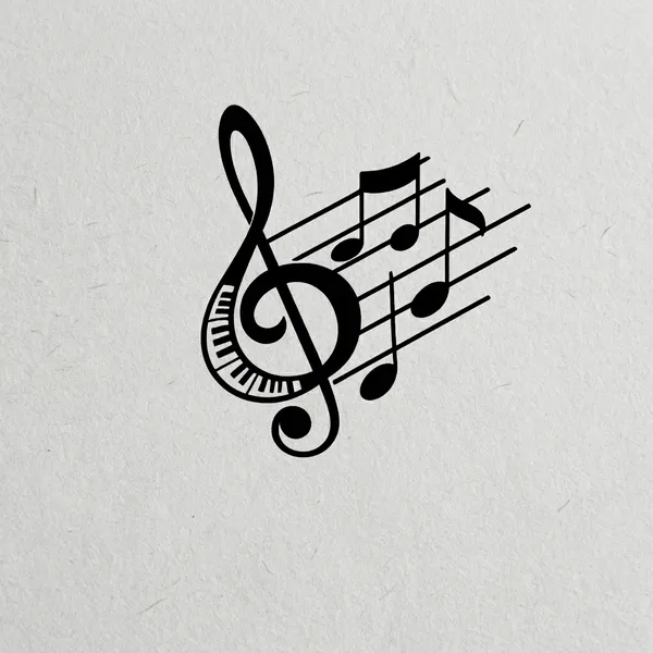Musical_Note_And_Treble_Clef_Design_Temporary_Tattoo_Sticker