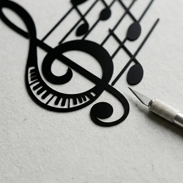 Musical_Note_And_Treble_Clef_Design_Temporary_Tattoo_Sticker
