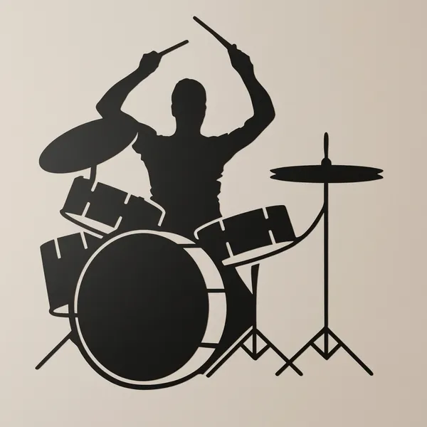 Drummer_Silhouette_Wall_Decor_-_Musical_Instrument_Art