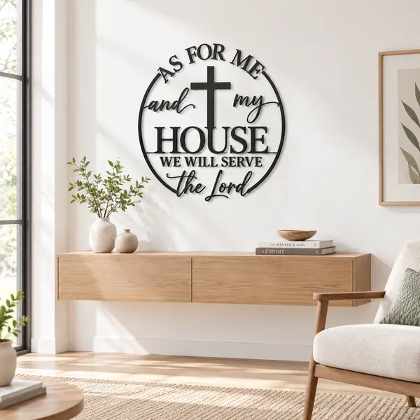 As_for_Me_and_My_House_–_Laser_Cut_MS_Metal_Wall_Art