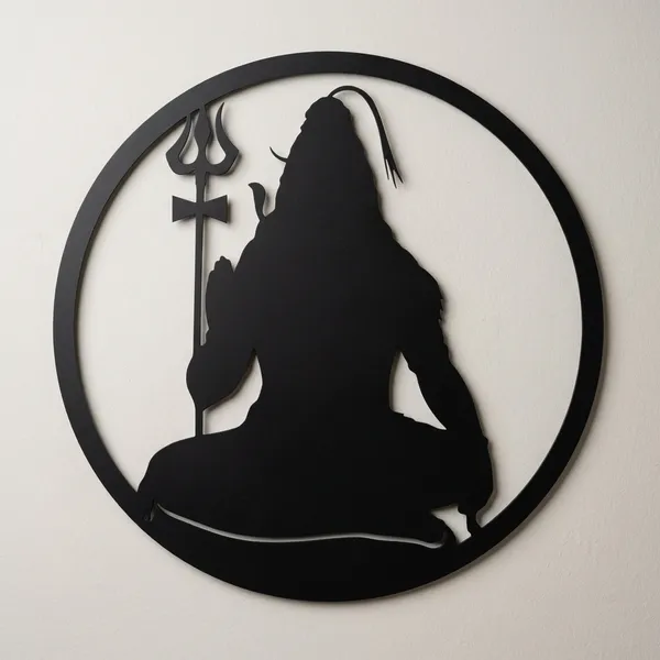 Lord_Shiva_Meditation_Silhouette_Wall_Art_-_Black_Metal_Cutout_With_Trishul
