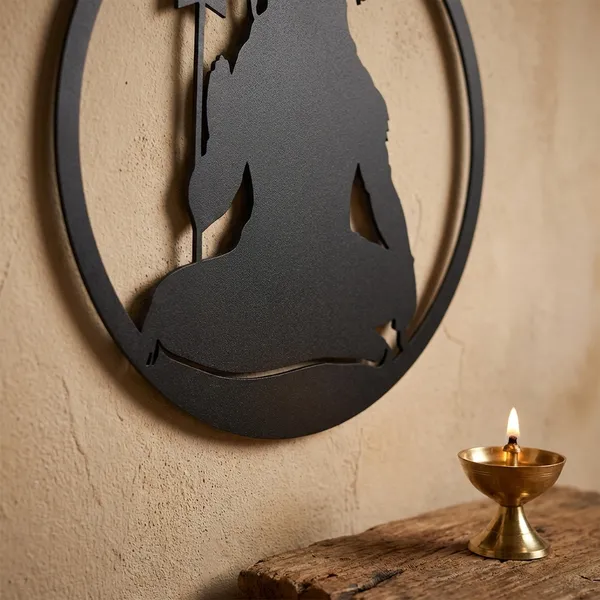 Lord_Shiva_Meditation_Silhouette_Wall_Art_-_Black_Metal_Cutout_With_Trishul