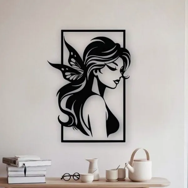 Butterfly_Girl_Portrait_Metal_Wall_Art