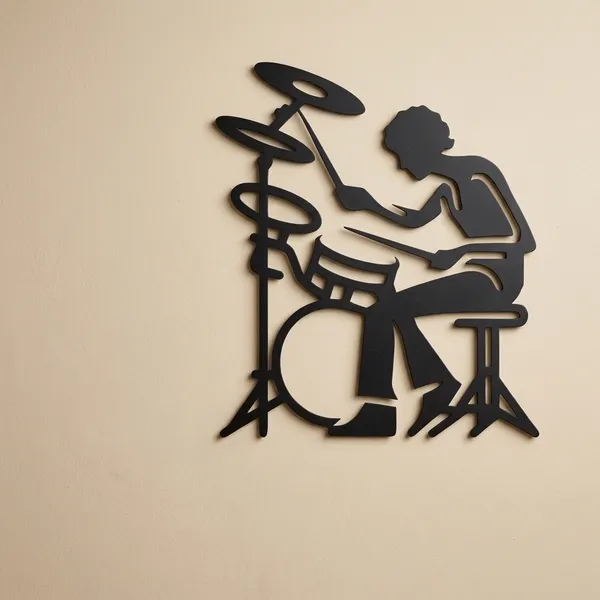 Metal_Drummer_Silhouette_Wall_Art_Decor