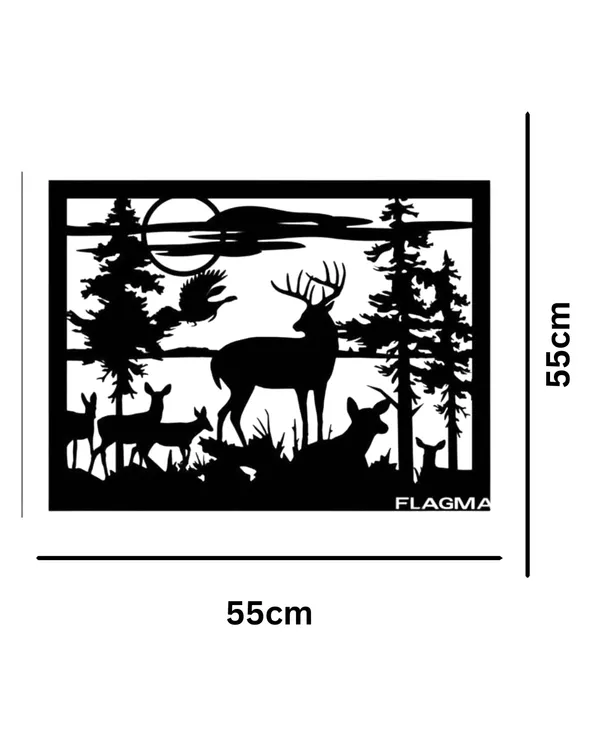 Forest_Wildlife_Metal_Wall_Art_|_Deer_&_Nature_Scene_Metal_Wall_Decor