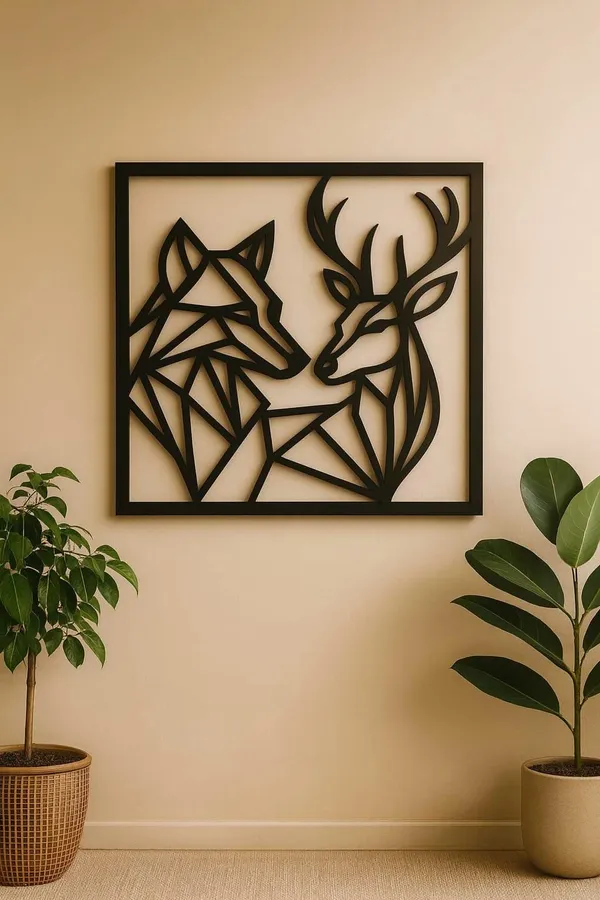 Geometric_Deer_&_Wolf_Metal_Wall_Art_|_Laser_Cut_MS_Steel_Wildlife_Wall_Decor_|_Powder_Coated_Modern_Animal_Wall_Hanging_for_Living_Room,_Office_&_Home