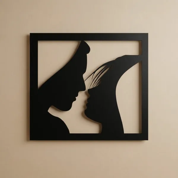 Silhouette_Metal_Wall_Art_-_Woman_With_Bottle