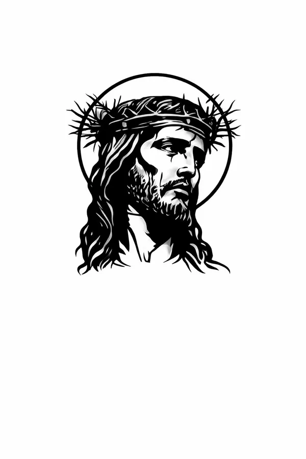 Jesus_Crown_Portrait_Metal_Wall_Art
